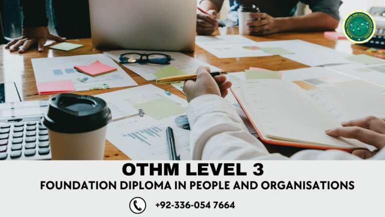 OTHM Level 3 Foundation Diploma in People and Organisations