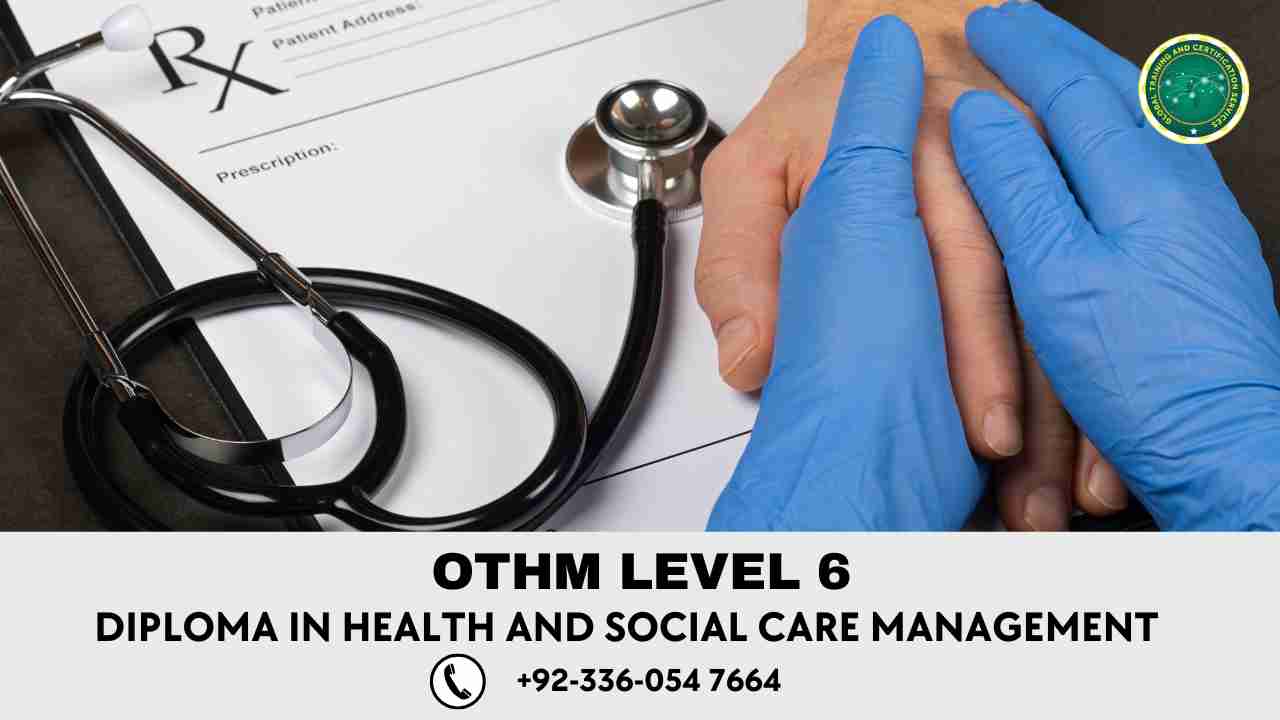 Extend diploma in health and social care management