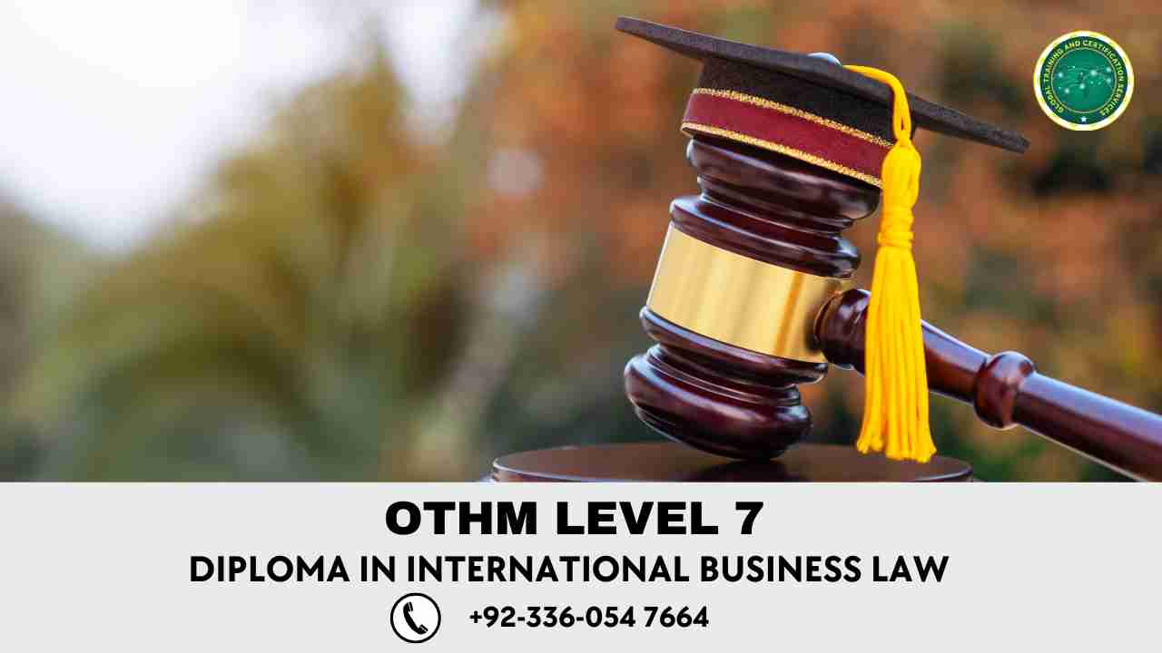 Diploma in international business law