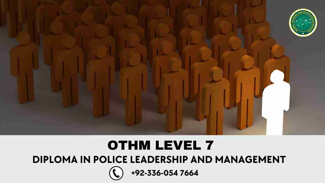 Diploma in police leadership and management