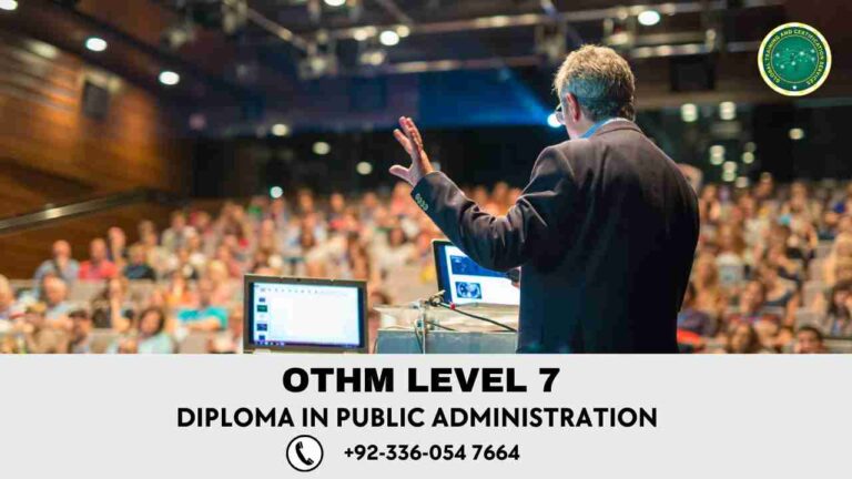 OTHM Level 7 Diploma in Public Administration