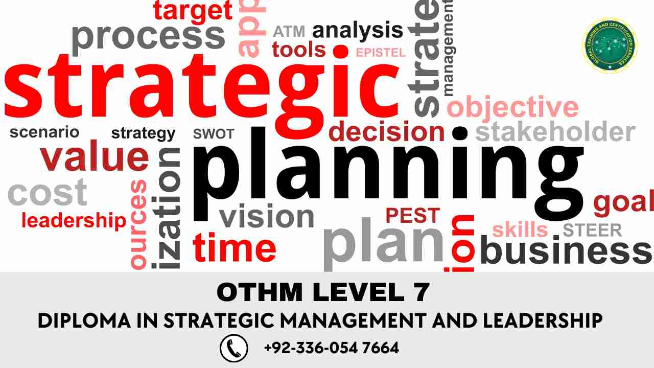 diploma in strategic management and learning
