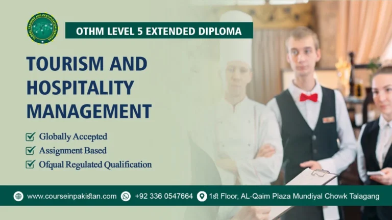 OTHM Level 5 Extended Diploma in Tourism and Hospitality Management