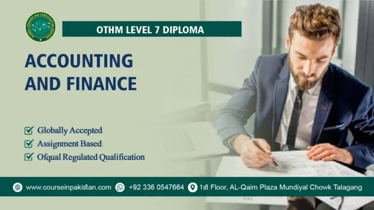 OTHM Level 7 Diploma in Accounting and Finance