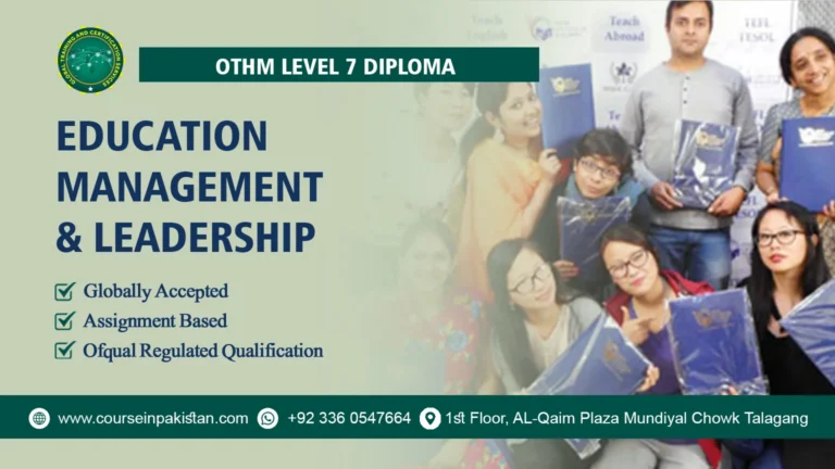 OTHM Level 7 Diploma in Education Management and Leadership