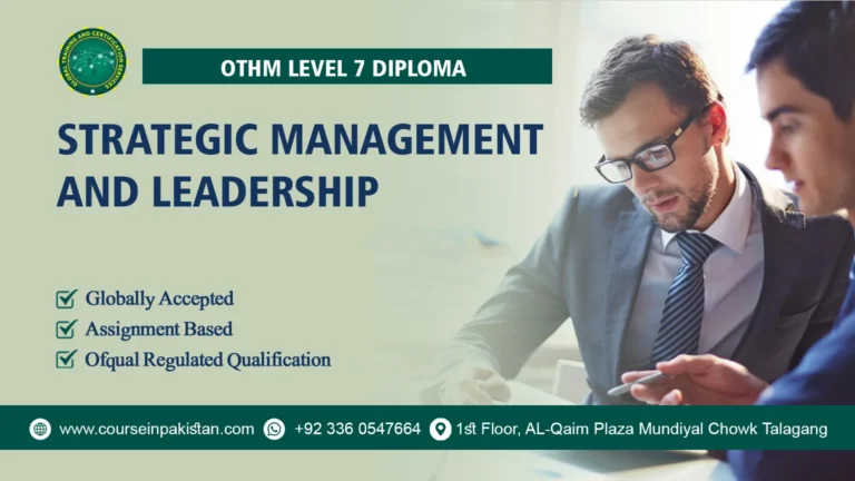 OTHM Level 7 Diploma in Strategic Management and Leadership