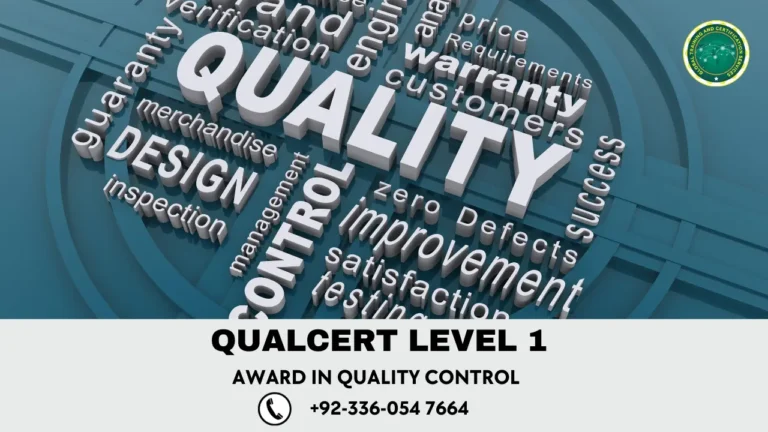 Level 1 Award in Quality Control (QC)