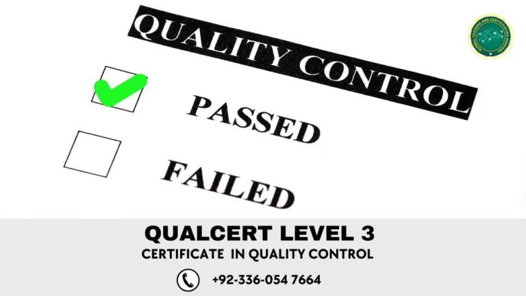 Qualcert Level 3 Certificate in Quality Control (QC)