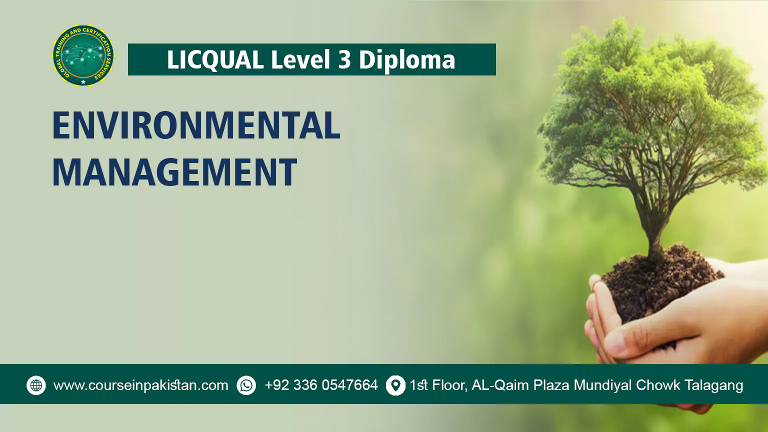 LICQual Level 3 Diploma in Environmental Management