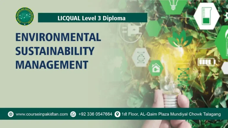 LICQual Level 3 Diploma in Environmental Sustainability Management