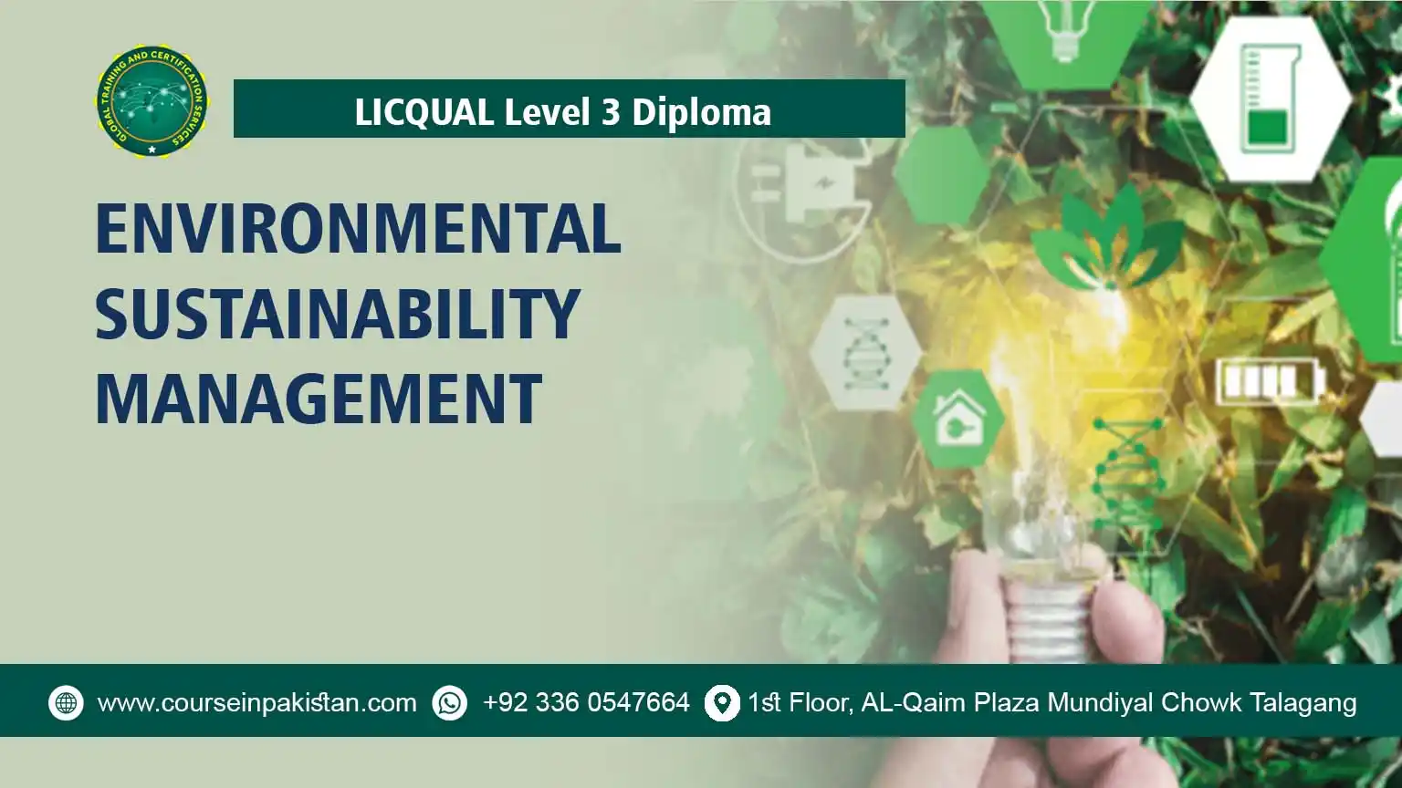 Level 3 Diploma in Environmental Sustainability Management