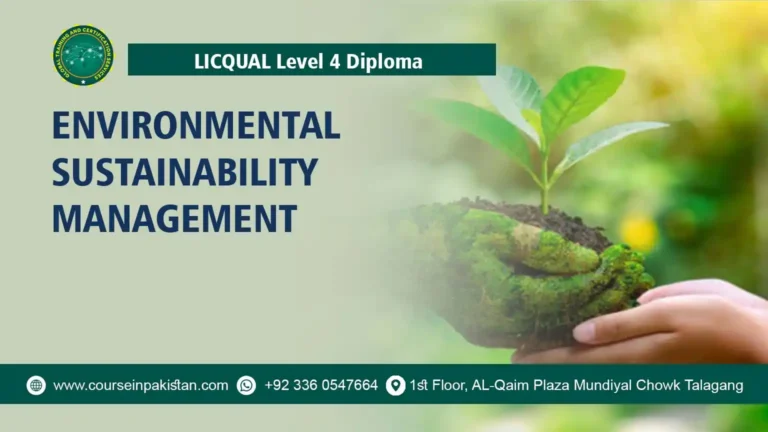 LICQual Level 4 Diploma in Environmental Sustainability Management