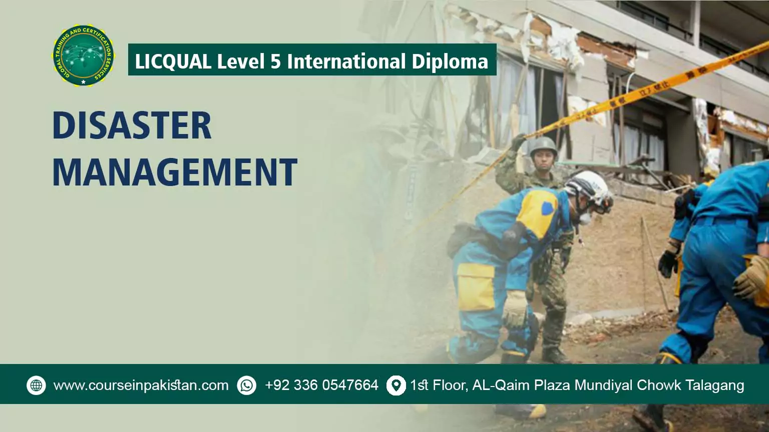 LICQual Level 5 International Diploma in Disaster Management