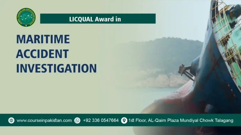 Award in Maritime Accident Investigation