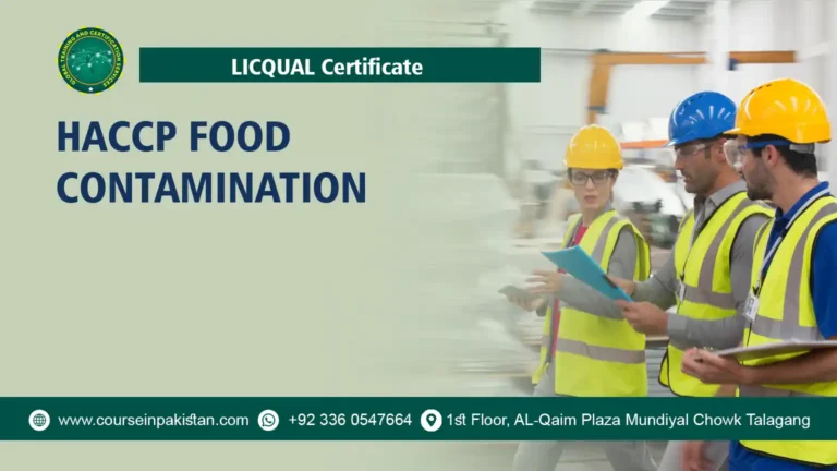 Certificate in HACCP Food Contamination