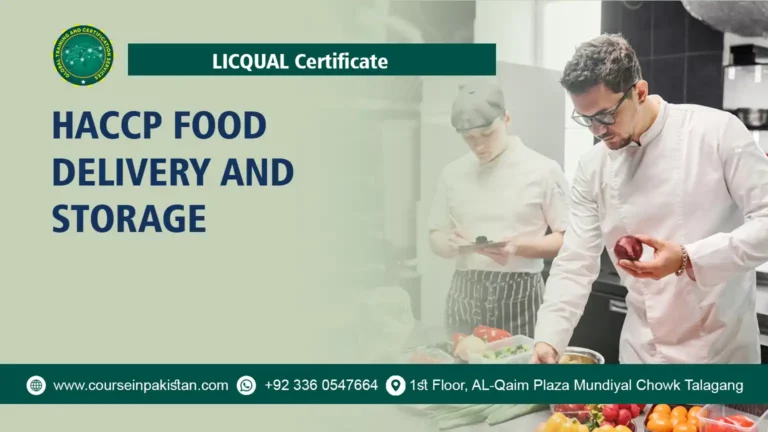 Certificate in HACCP Food Delivery and Storage