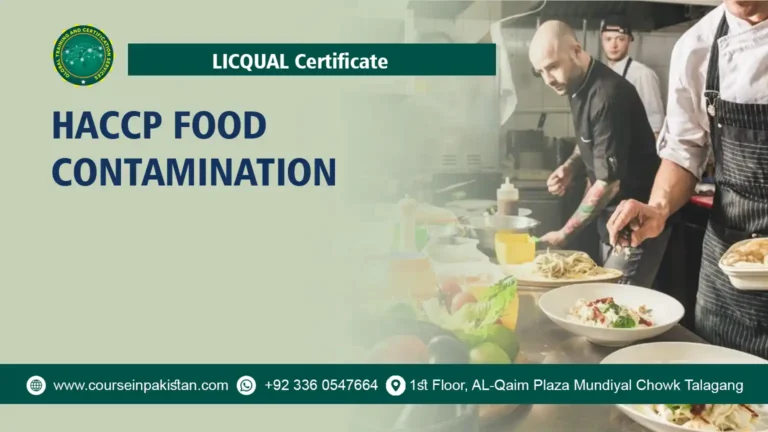 Certificate in HACCP Food Safety Hazards