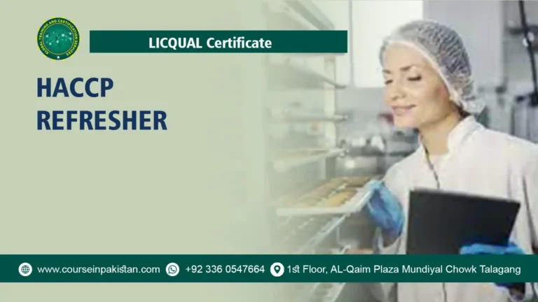 Certificate in HACCP Refresher