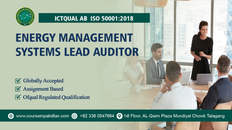 ICTQual ISO 50001:2018 Energy Management Systems Lead Auditor