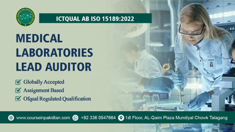 ICTQual ISO 15189:2022 Medical Laboratories Lead Auditor