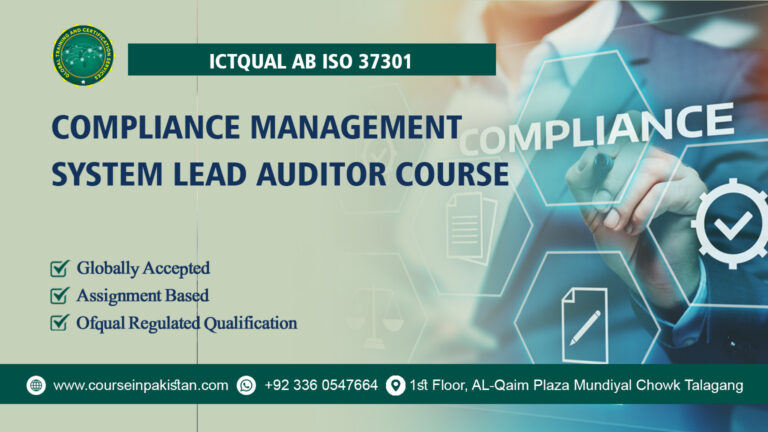 ICTQual ISO 37301 Compliance Management System Lead Auditor Course