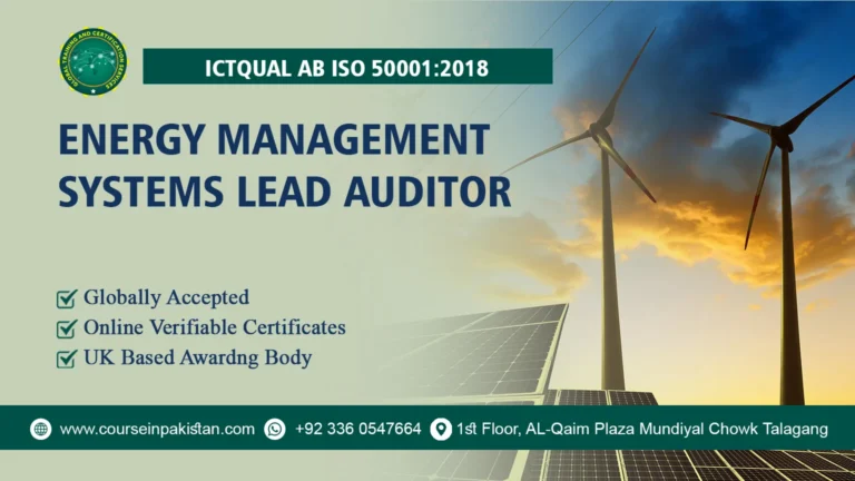 ICTQual ISO 50001:2018 Energy Management Systems Lead Auditor