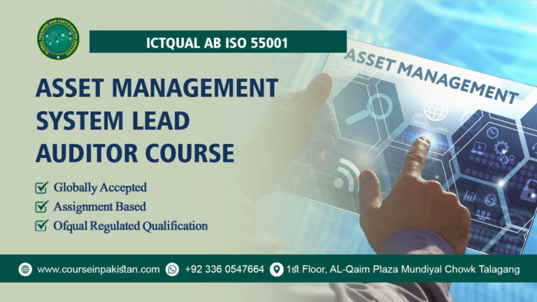 ICTQual ISO 55001 Asset Management System Lead Auditor Course