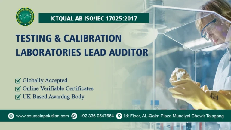 ICTQual ISO/IEC 17025:2017(en) Testing and Calibration Laboratories Lead Auditor