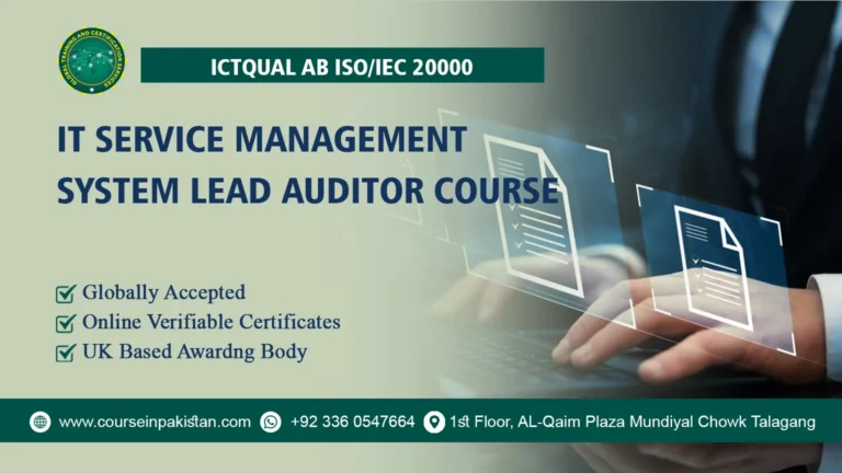 ICTQual ISO/IEC 20000 IT Service Management System Lead Auditor Course