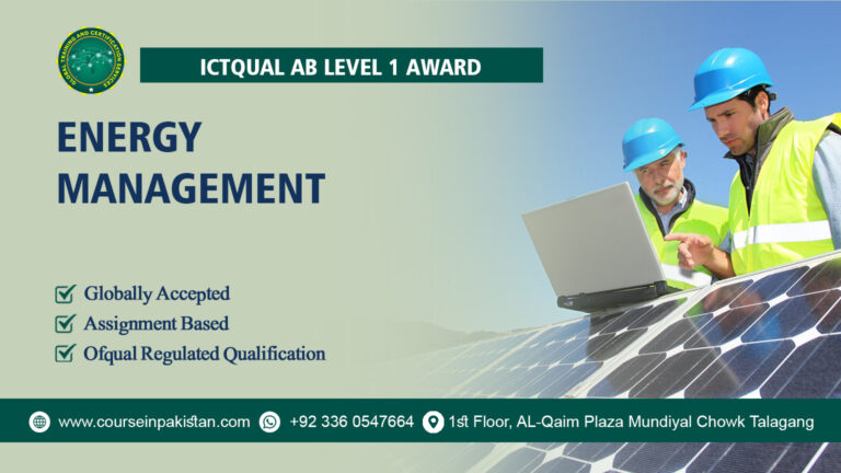 ICTQual Level 1 Award in Energy Management