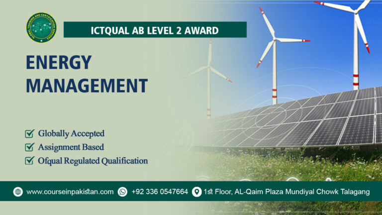 ICTQual Level 2 Award in Energy Management