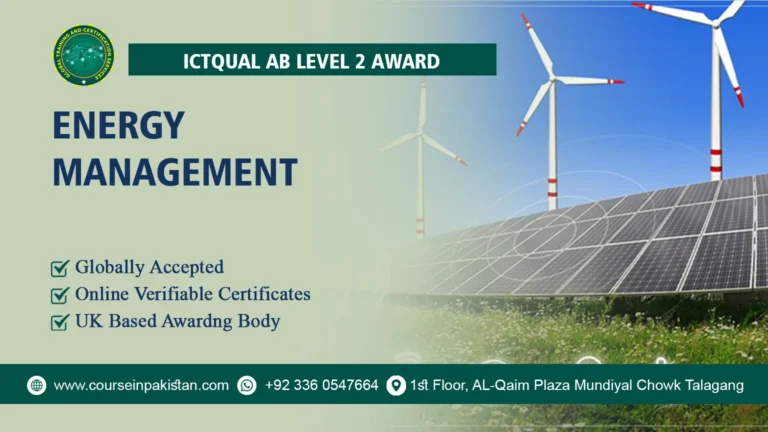 ICTQual Level 2 Award in Energy Management