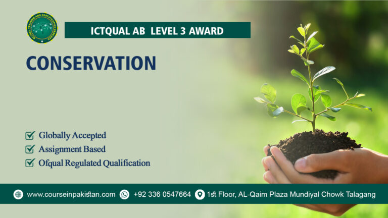 ICTQual Level 3 Award in Conservation