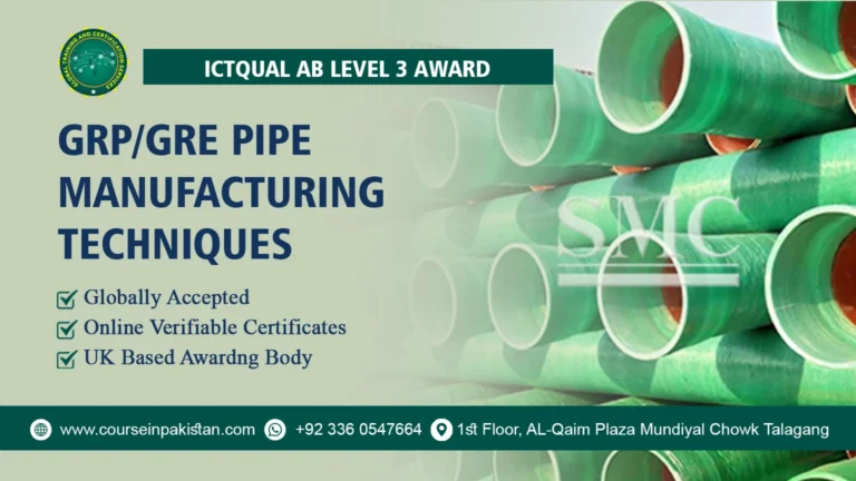 ICTQual Level 3 Award in GRP/GRE Pipe Manufacturing Techniques