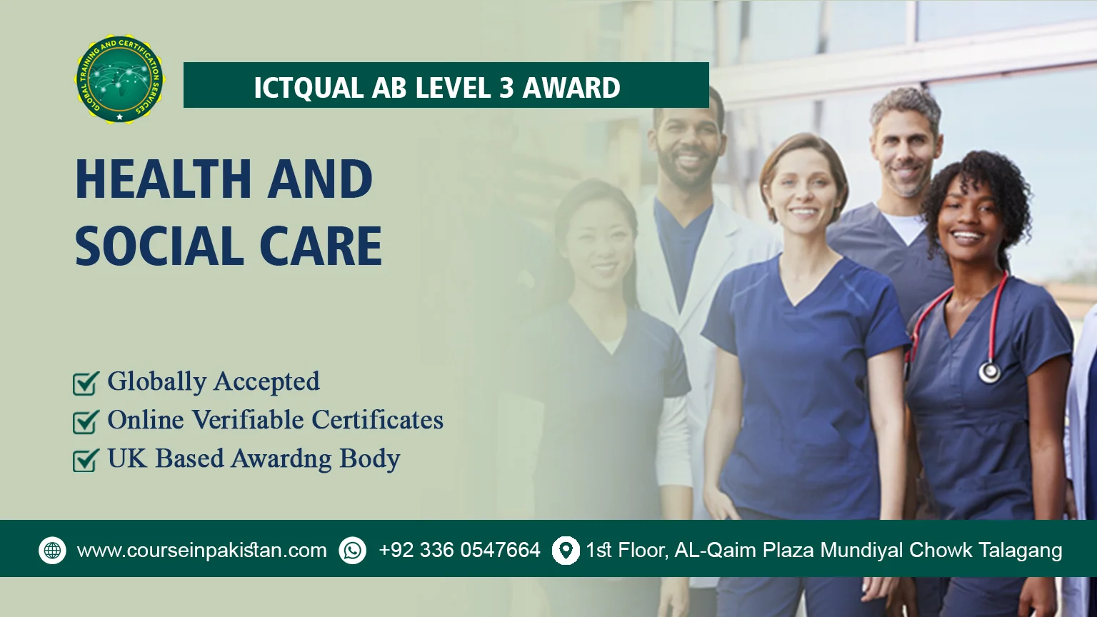 ICTQual Level 3 Award in Health and Social Care