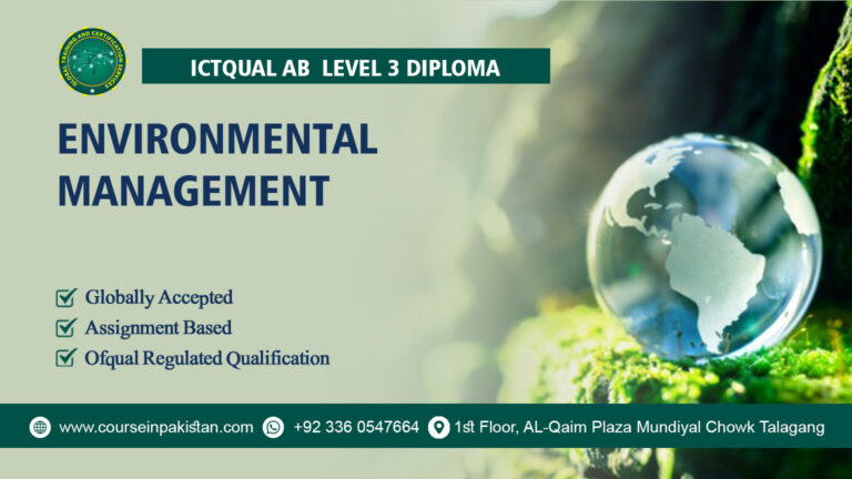 ICTQual Level 3 Diploma In Environmental Management