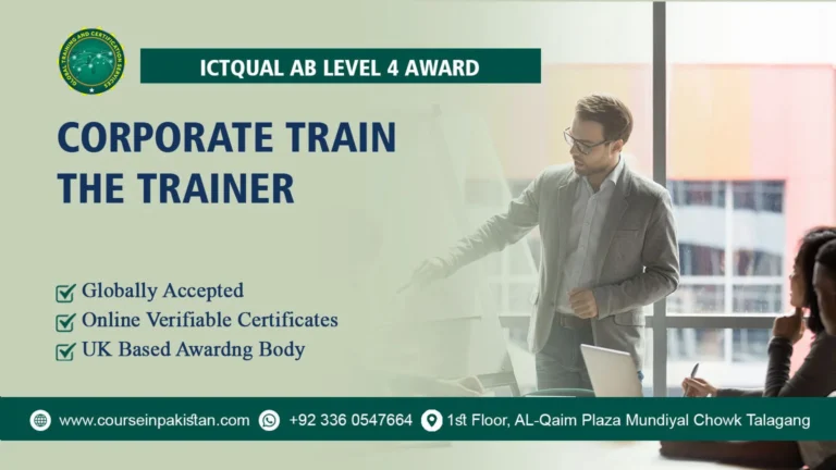 ICTQual Level 4 Award in Corporate Train the Trainer