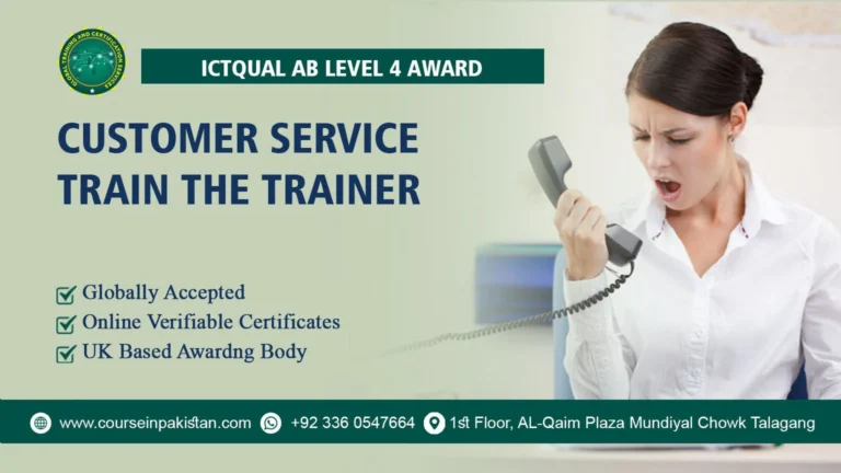 ICTQual Level 4 Award in Customer Service Train the Trainer