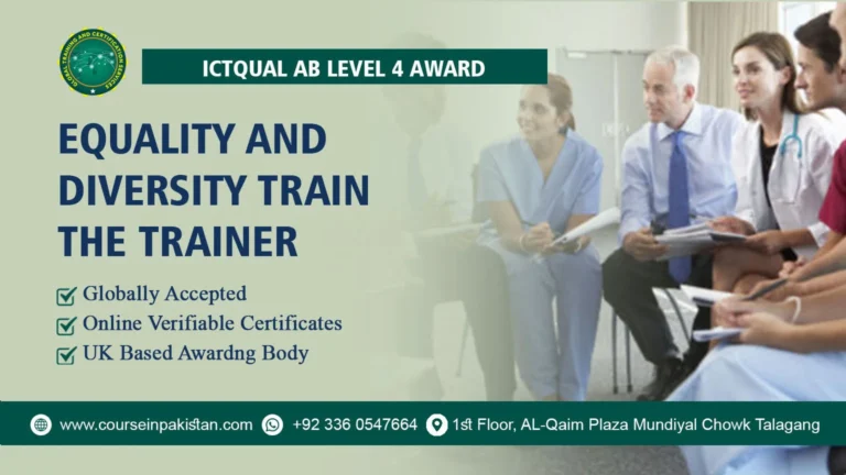 ICTQual Level 4 Award in Equality and Diversity Train the Trainer