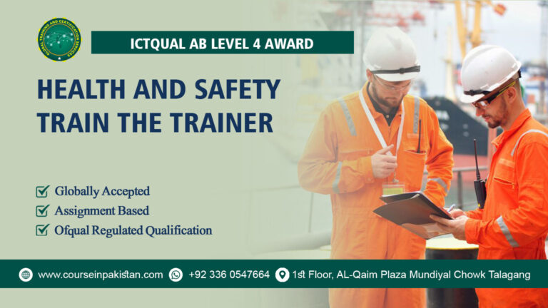 ICTQual Level 4 Award in Health and Safety Train the Trainer