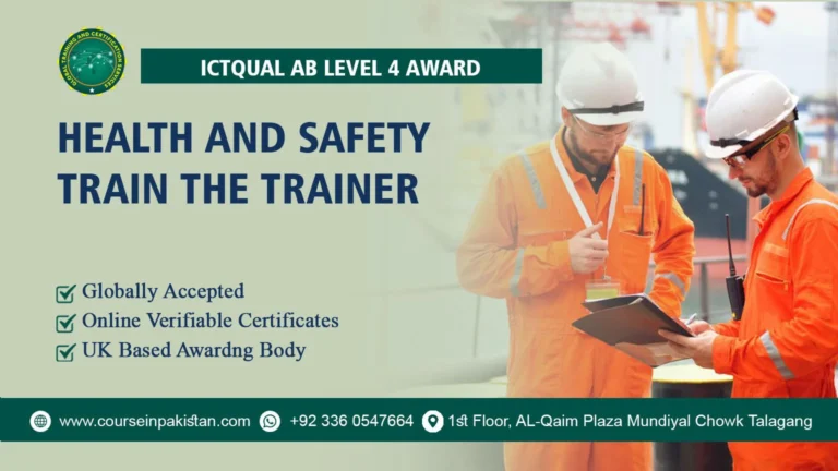 ICTQual Level 4 Award in Health and Safety Train the Trainer