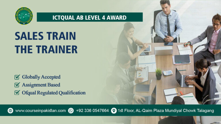 ICTQual Level 4 Award in Sales Train the Trainer