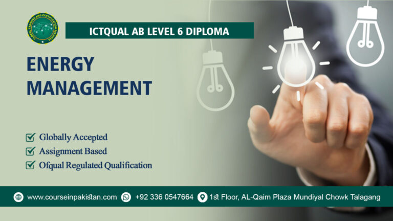 ICTQual Level 6 Diploma in Energy Management