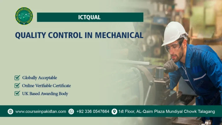 ICTQual Quality Control in Mechanical