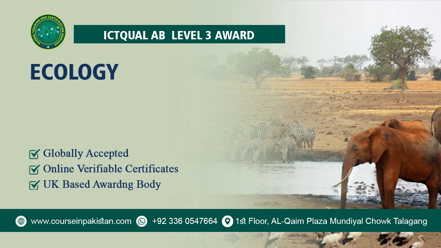 ICTQual level 3 Award in Ecology