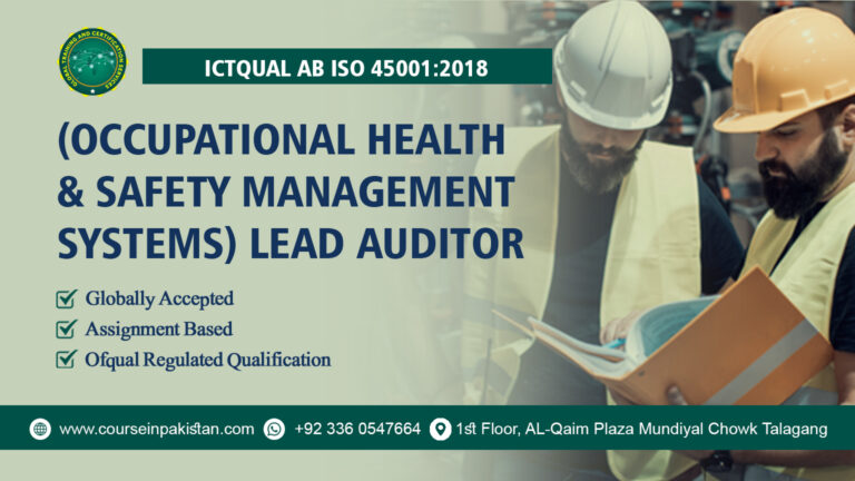 ISO 45001:2018 OHSMS ( Occupational Health and Safety Management Systems) Lead Auditor
