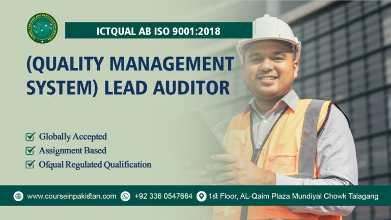 ISO 9001:2018 QMS (Quality Management System) Lead Auditor