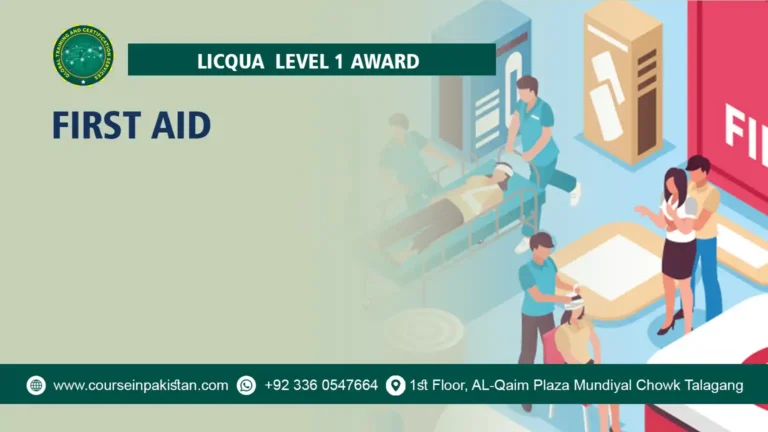 LICQual Level 1 Award in First Aid