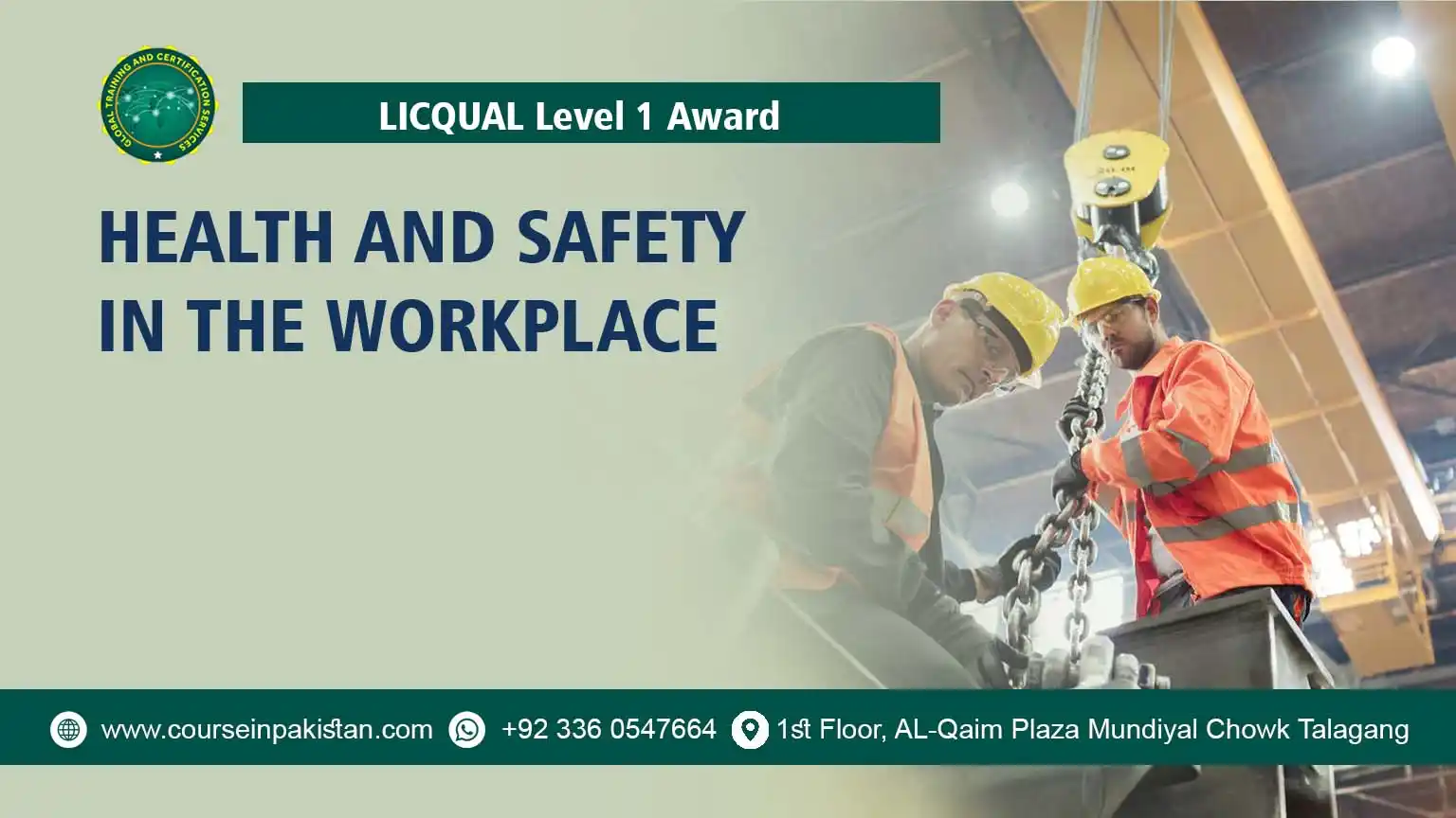 Level 1 Award in Health and Safety in the Workplace