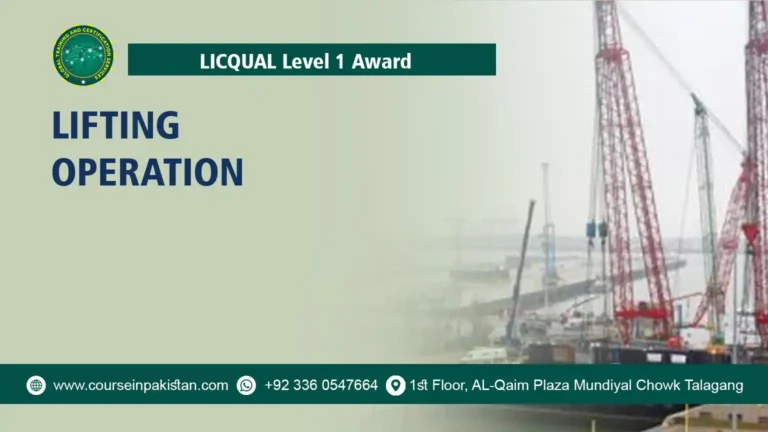 LICQual Level 1 Award in Lifting Operation